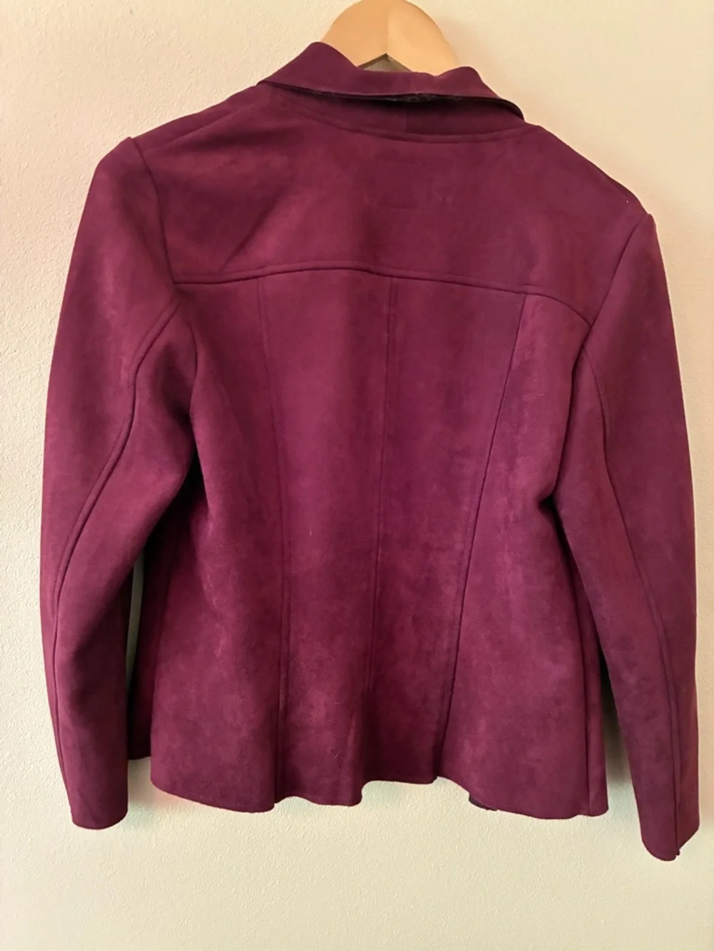 Kut from the Kloth Women's Faux Suede Moto Jacket, size M - Picture 2 of 4